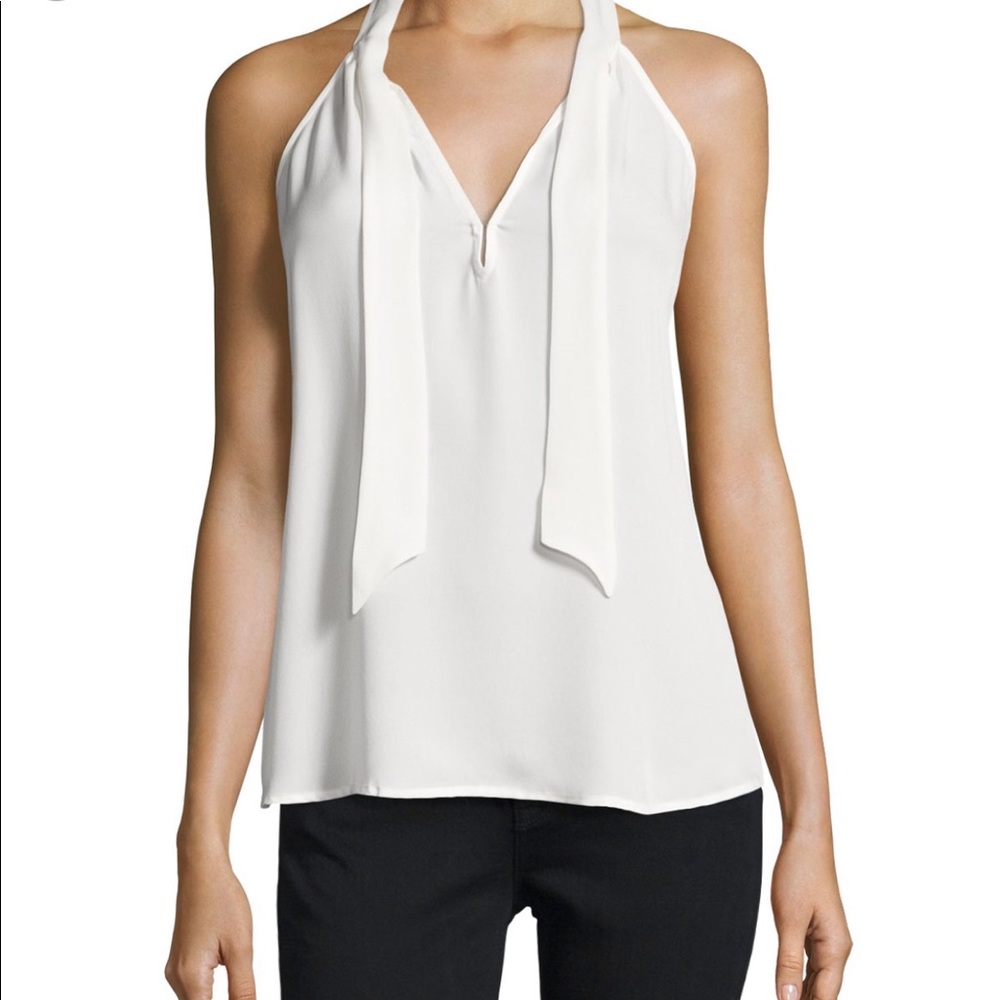 Joie Melisent Tie Neck Top- NEW WITH TAGS